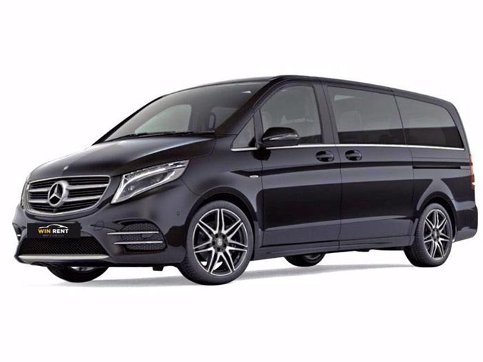 Mercedes- Benz V- Class 5+1 Van car rent Cluj - 6 seats rent a car