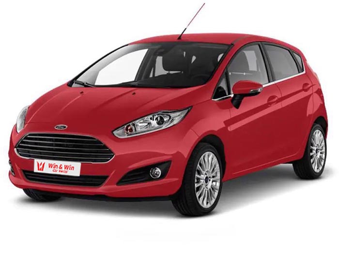 Ford Fiesta titanium rent a car from Cluj Airport